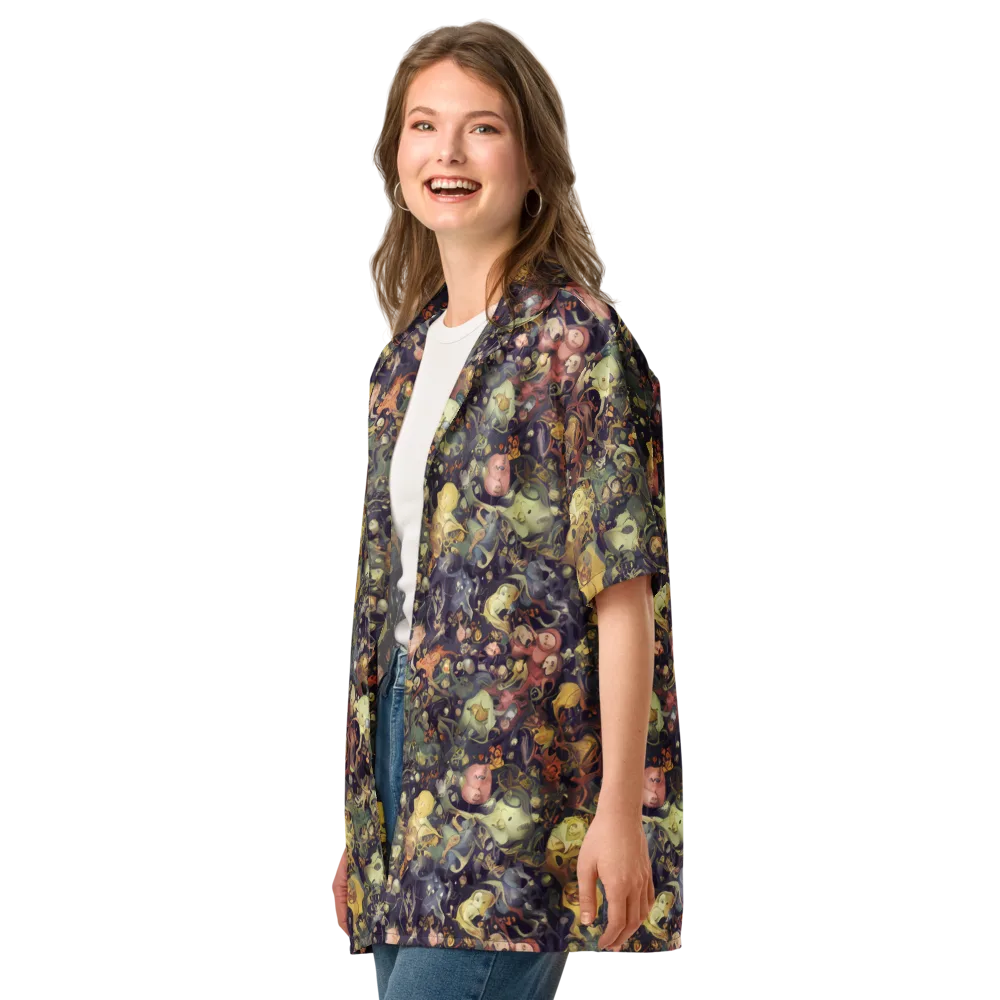 Gloom Garden on Button Shirt — Left Front