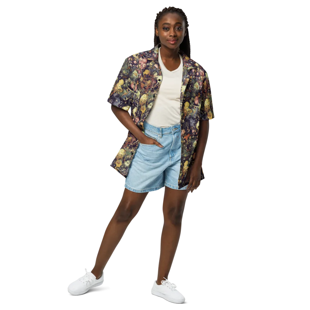 Gloom Garden on Button Shirt — Front