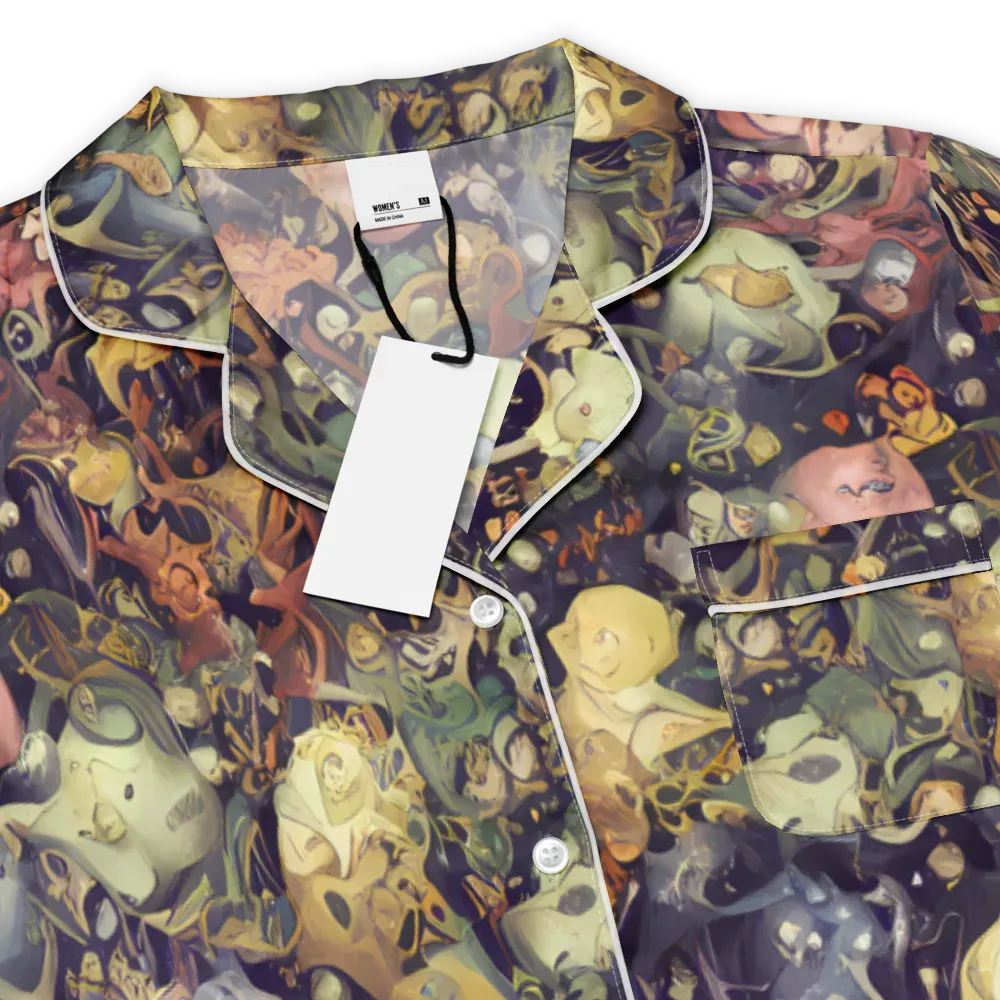 Gloom Garden on Women's Short Sleeve Pajama Top — Product details