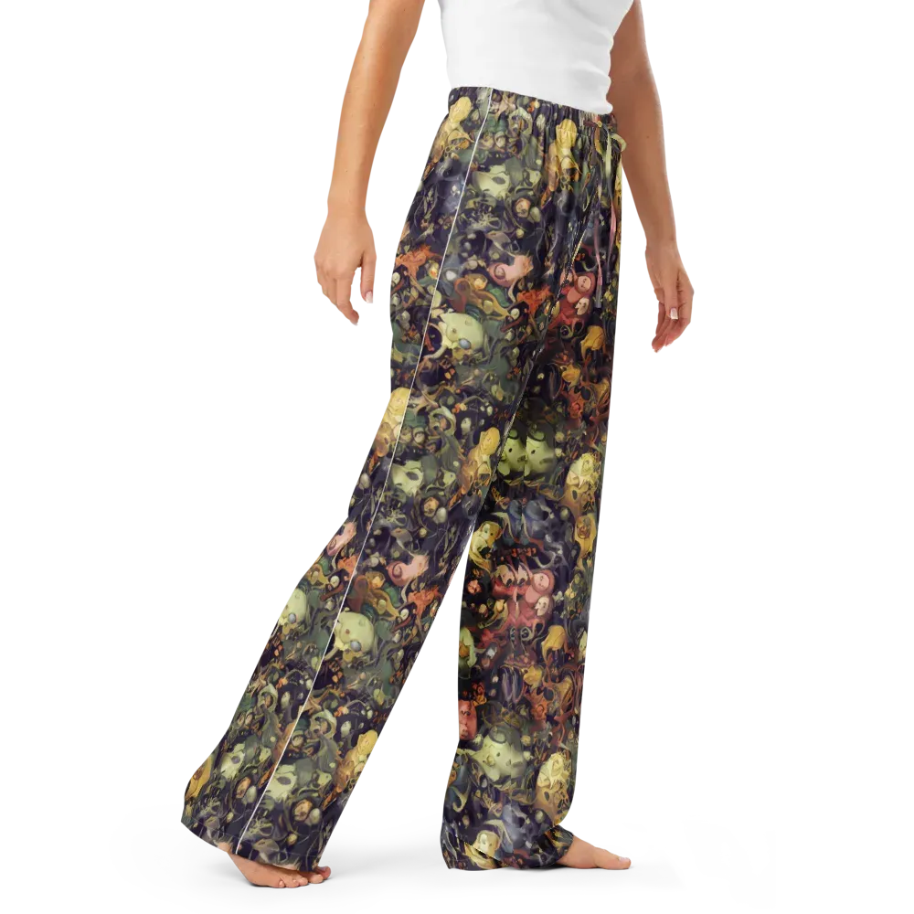 Gloom Garden on Women's Pajama Pants — Right Front