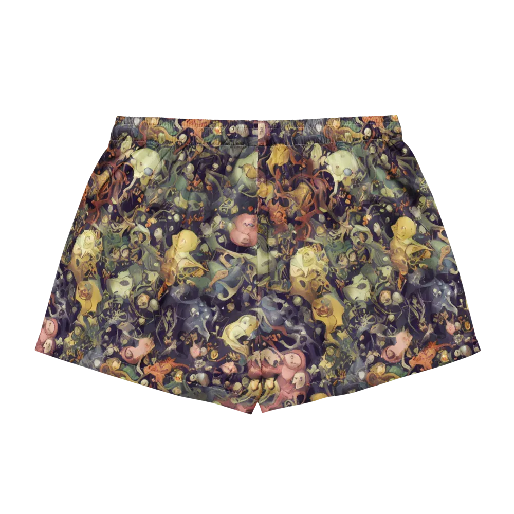 Gloom Garden on Women's Pajama Shorts — Back