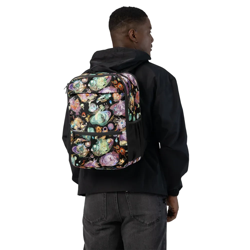 Nebula Bestiary on Utility Backpack — Back