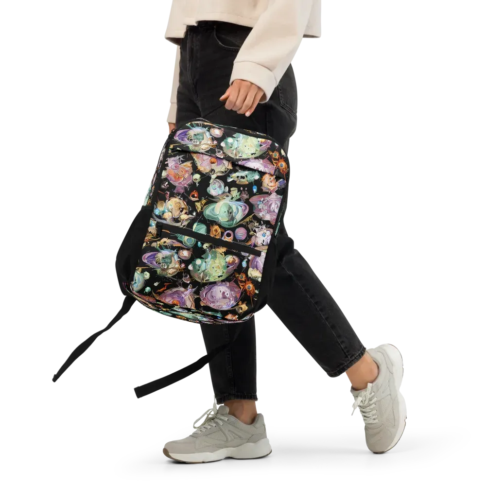 Nebula Bestiary on Utility Backpack — Front