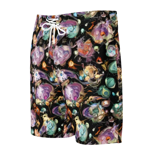 Nebula Bestiary on a Men's Board Shorts