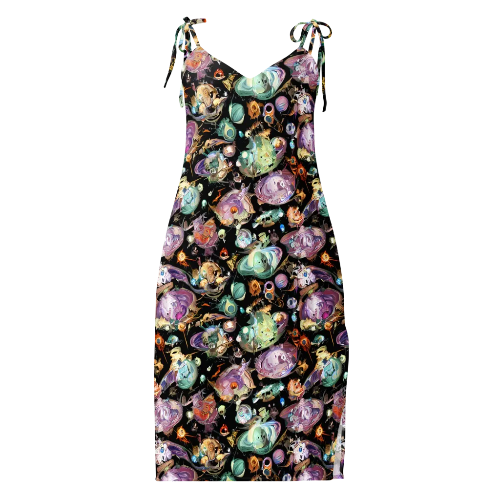 Nebula Bestiary on Slip Dress — Front