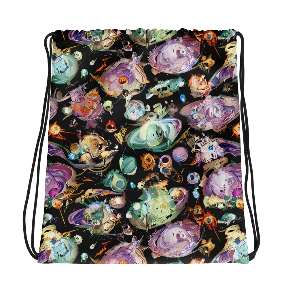 Nebula Bestiary on Drawstring Bag — Photo