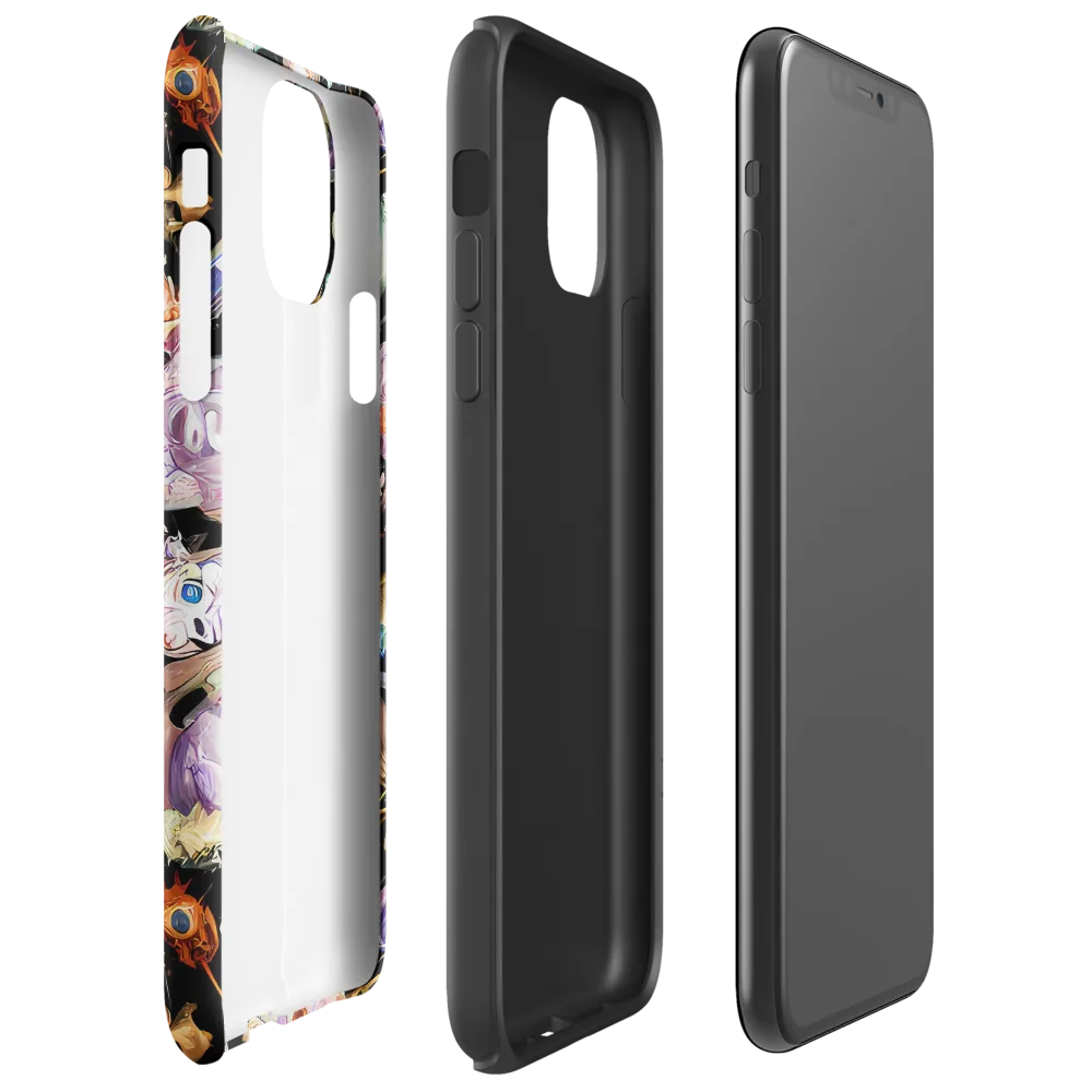Nebula Bestiary on Tough Case for iPhone® — Right