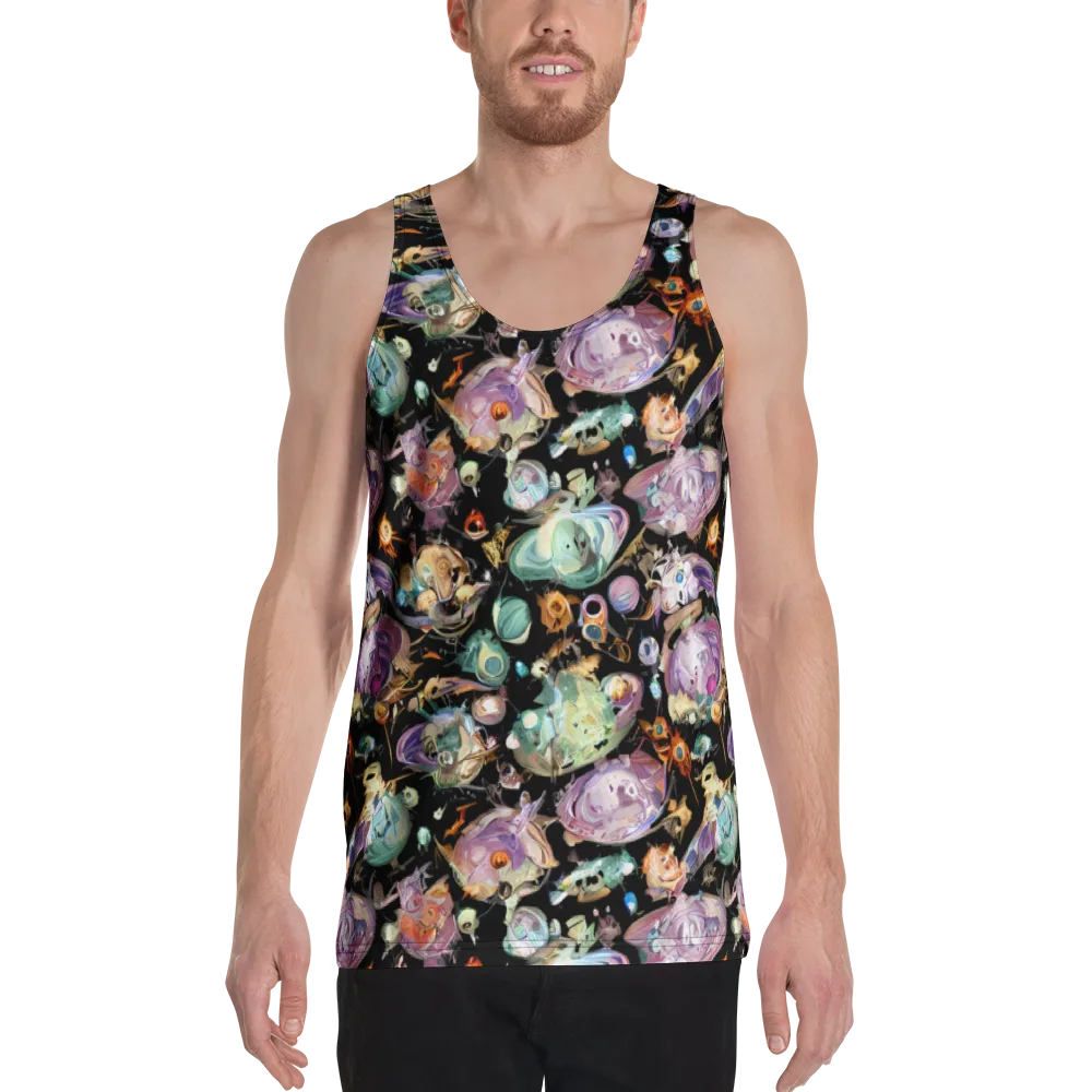 Nebula Bestiary on Men's Tank Top — Front