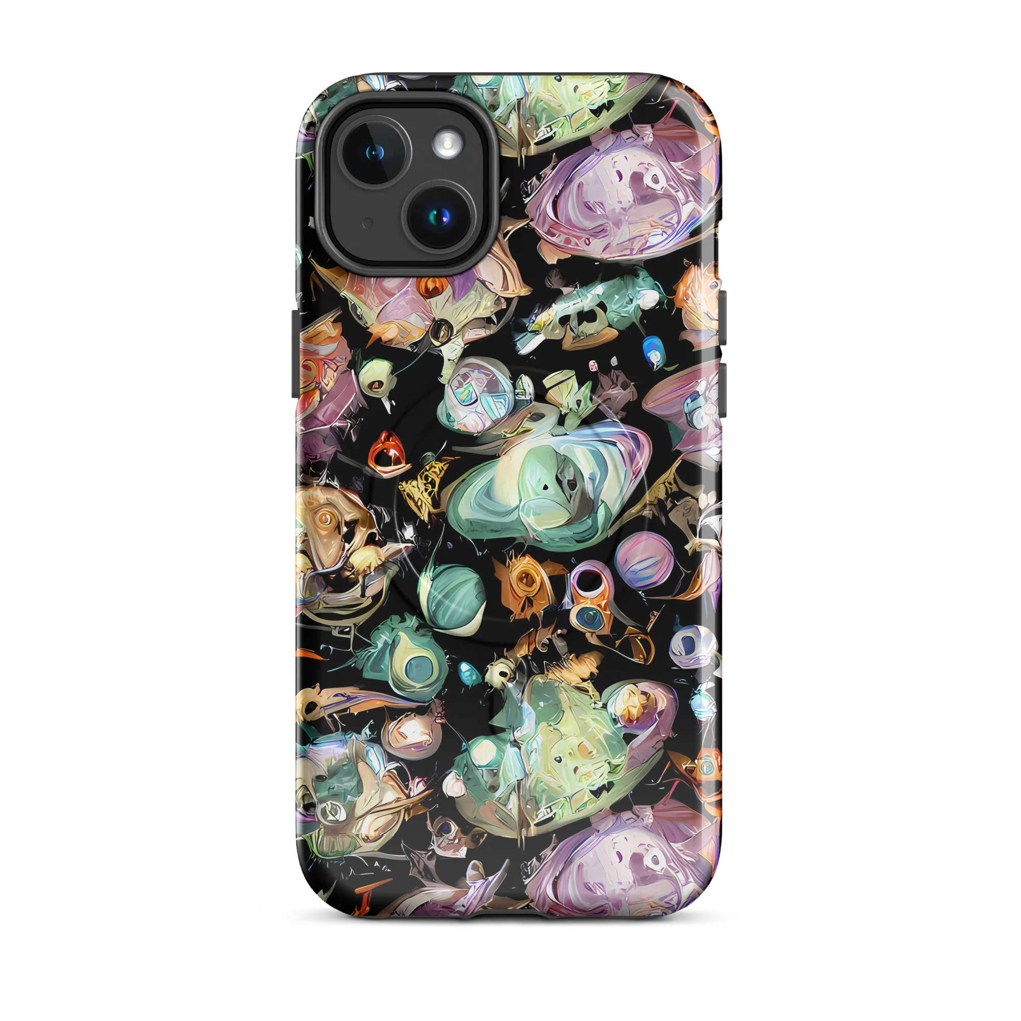 Nebula Bestiary on MagSafe Tough Case for iPhone® — Front