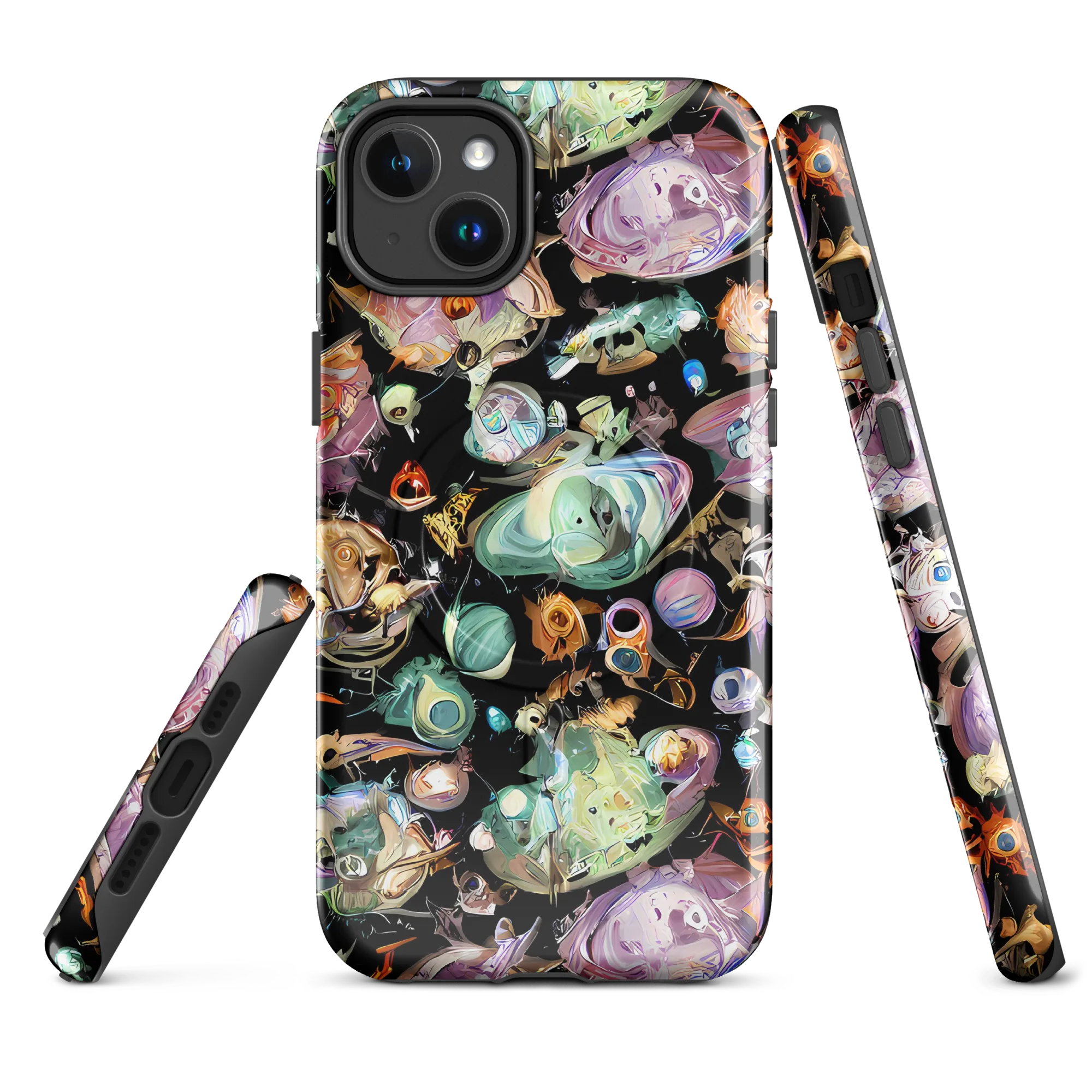 Nebula Bestiary on MagSafe Tough Case for iPhone® — Front
