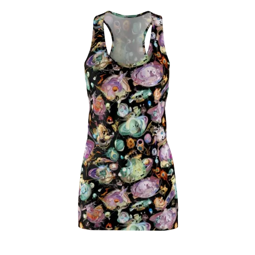 Nebula Bestiary on a Racerback Dress