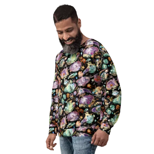 Nebula Bestiary on a Sweatshirt