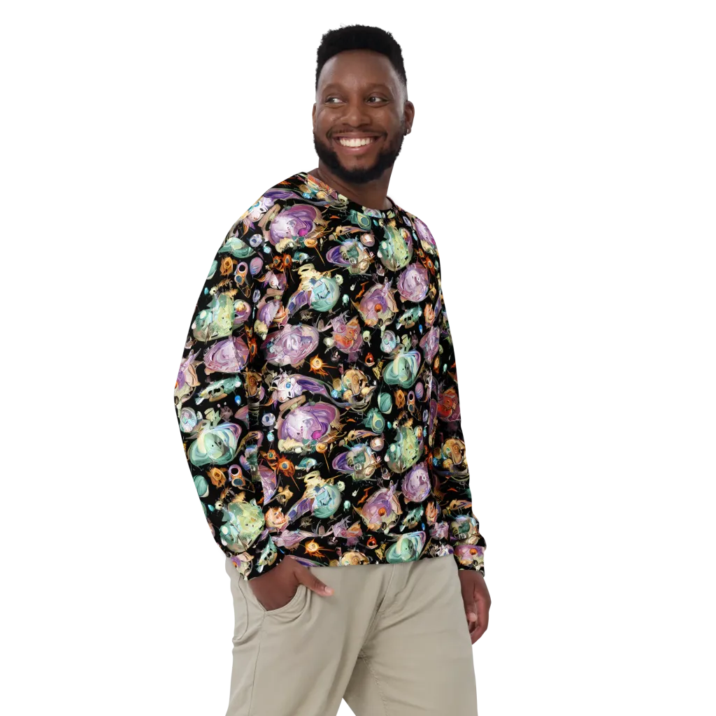 Nebula Bestiary on Sweatshirt — Front