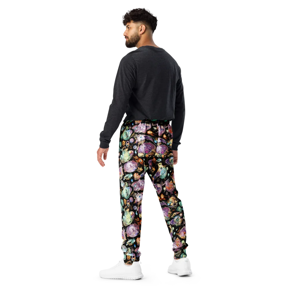 Nebula Bestiary on Men's Joggers — Back