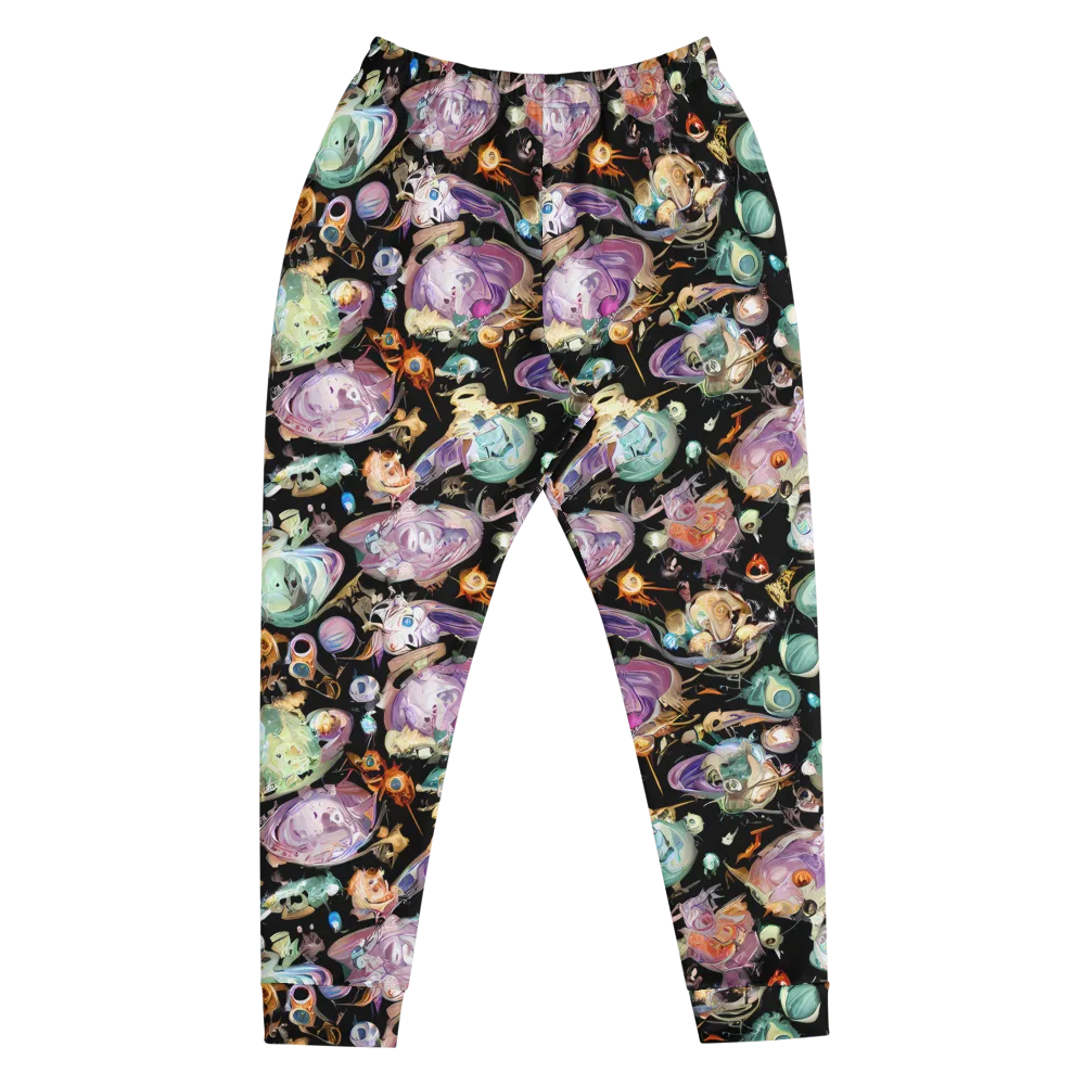 Nebula Bestiary on Men's Joggers — Front