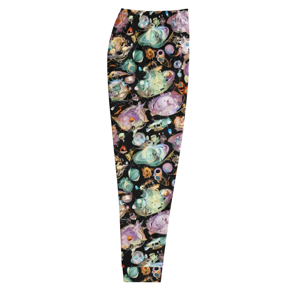 Nebula Bestiary on Men's Joggers — Right