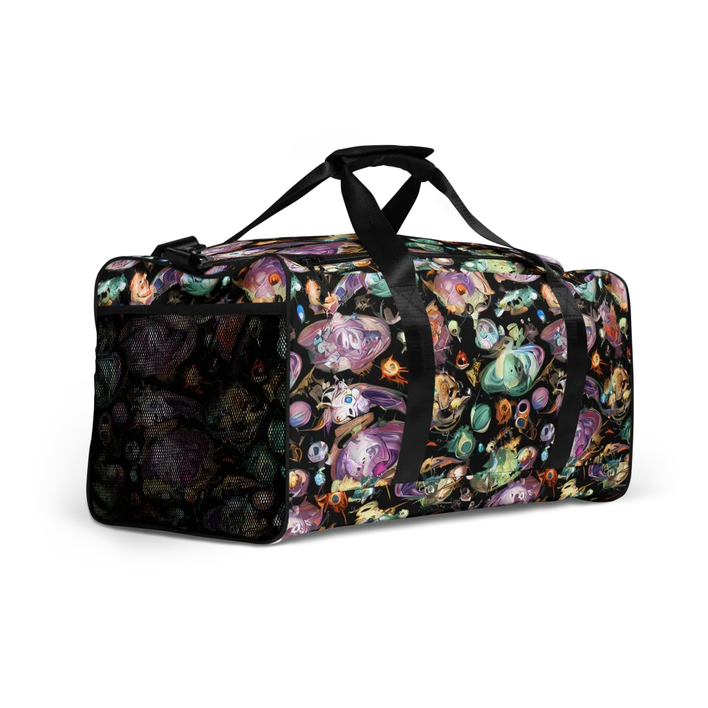 Nebula Bestiary on Duffle Bag — Right Front