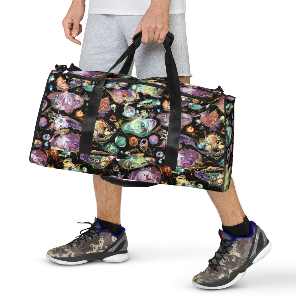 Nebula Bestiary on Duffle Bag — Front