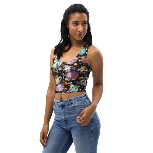 Nebula Bestiary on a Crop Top