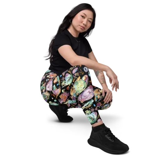 Nebula Bestiary on a Leggings with Pockets