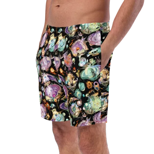 Nebula Bestiary on a Swim Trunks