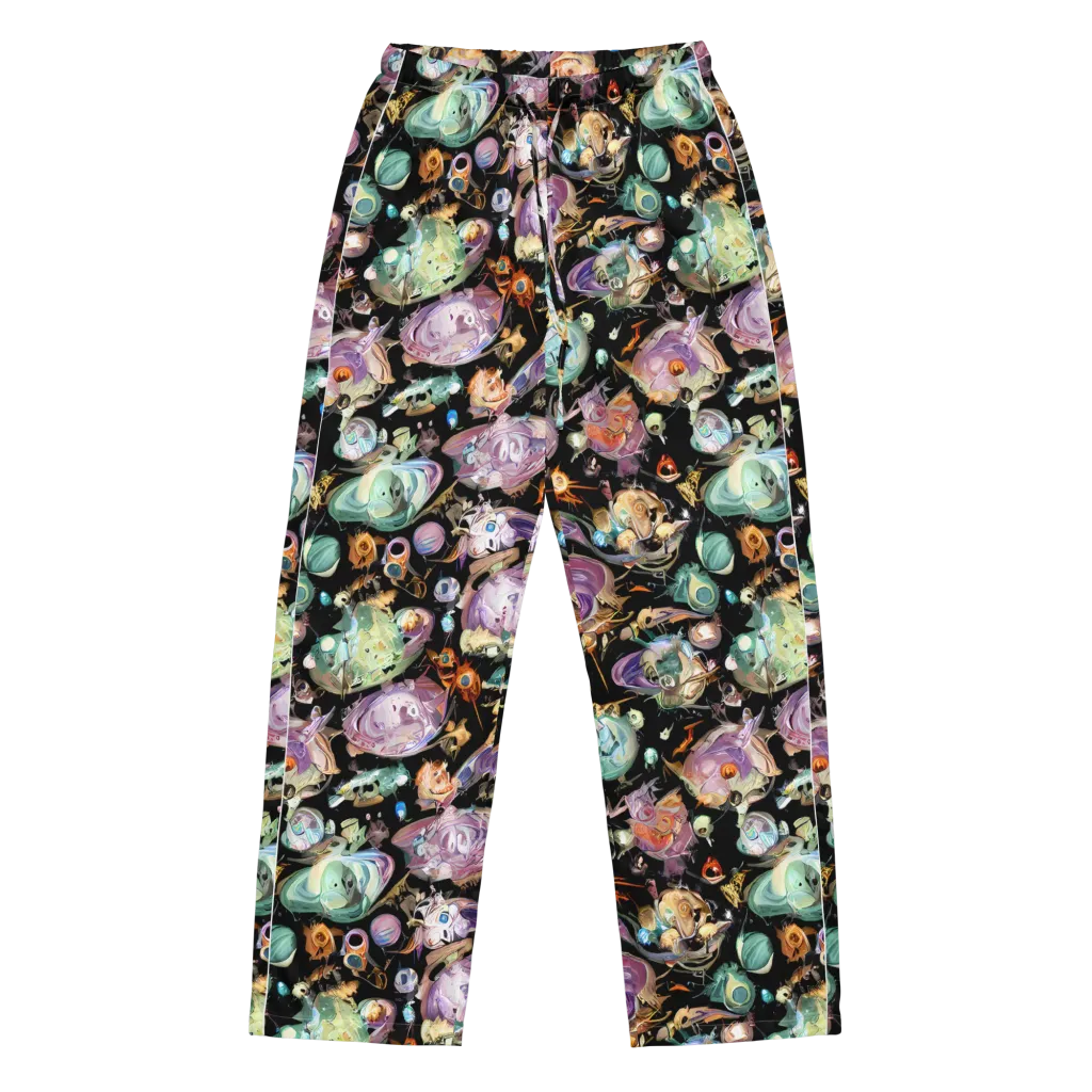 Nebula Bestiary on Women's Pajama Pants — Front