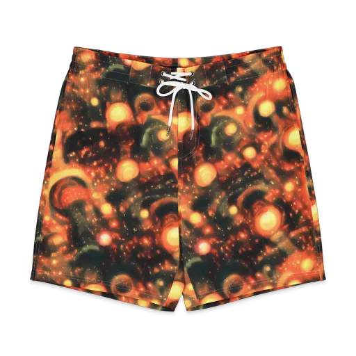 Volcanic Halo on a Men's Board Shorts