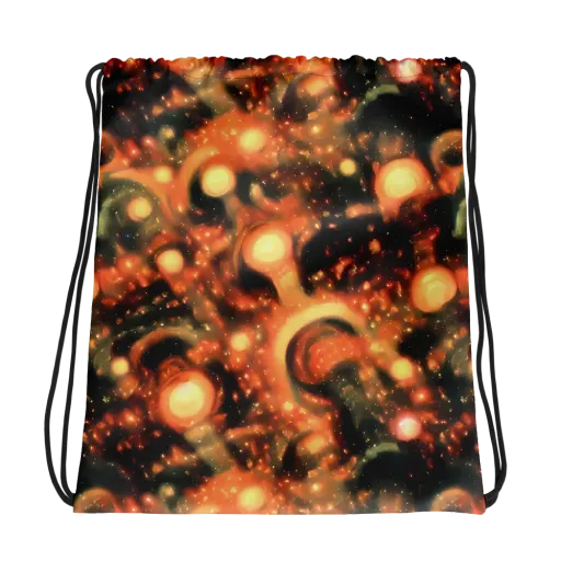 Volcanic Halo on a Drawstring Bag