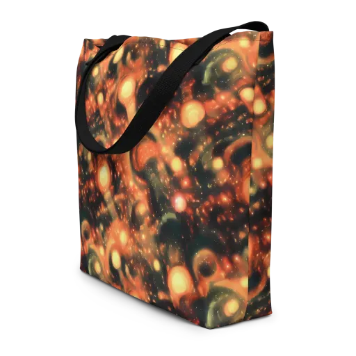 Volcanic Halo on a Large Tote Bag W/ Pocket