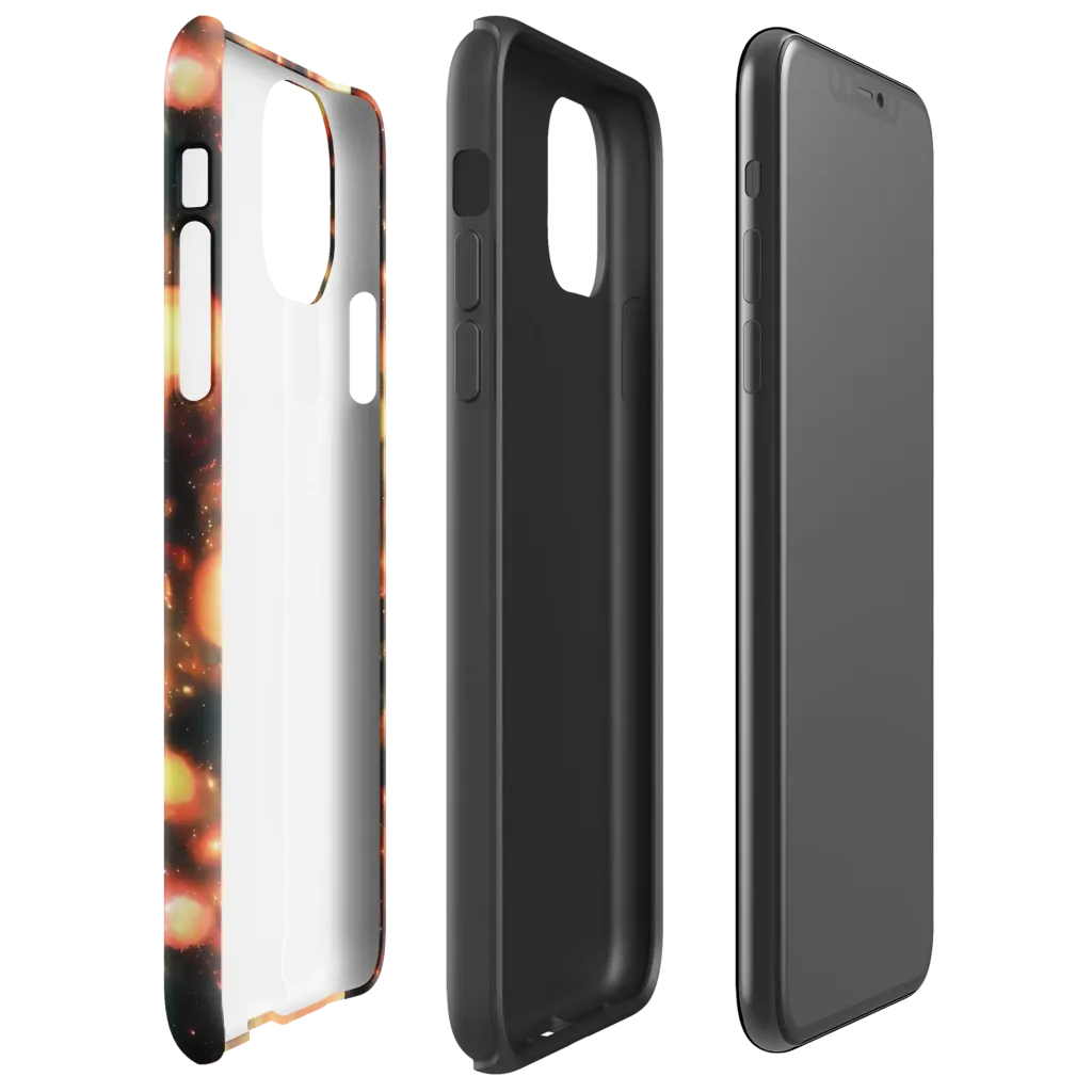 Volcanic Halo on Tough Case for iPhone® — Right
