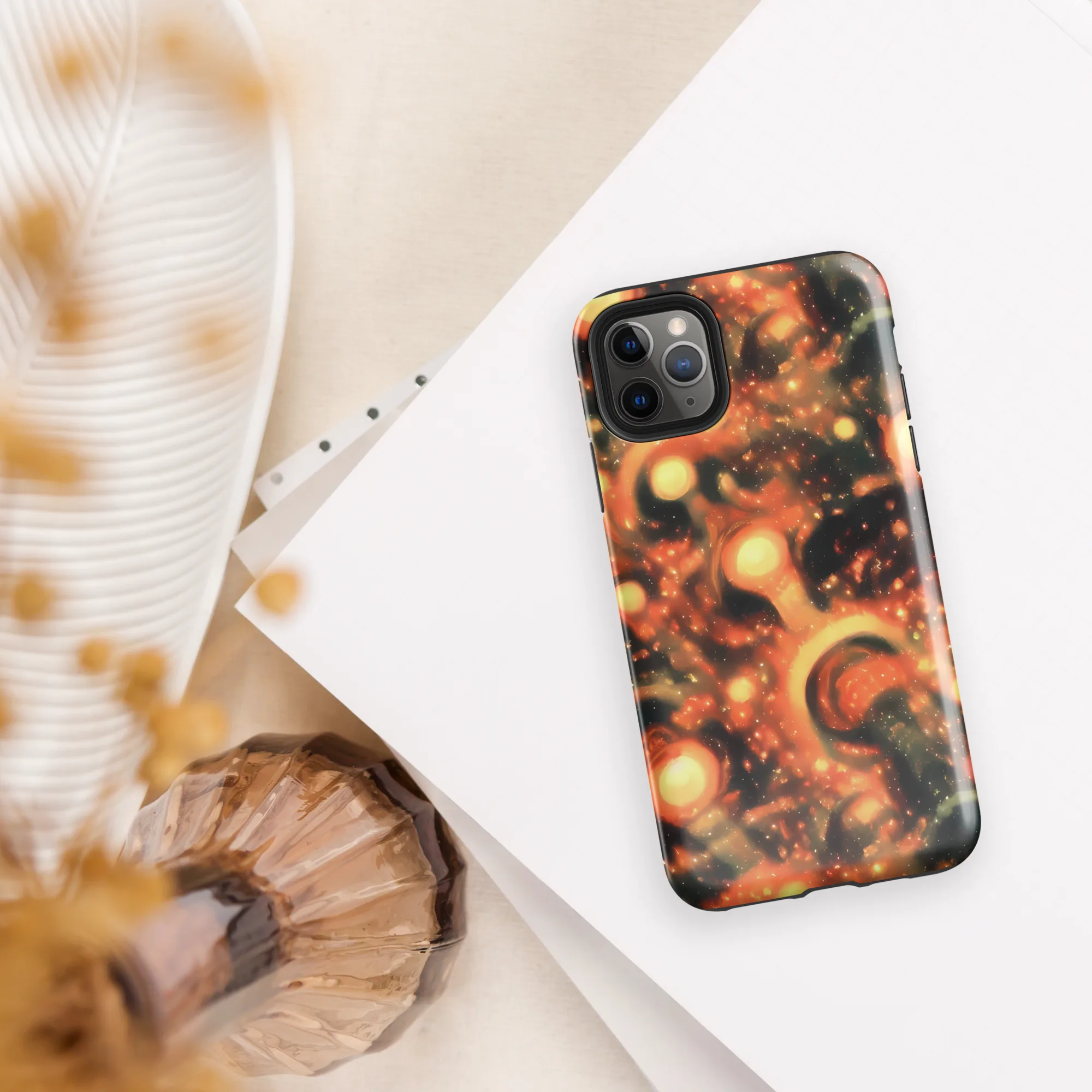 Volcanic Halo on Tough Case for iPhone® — Front
