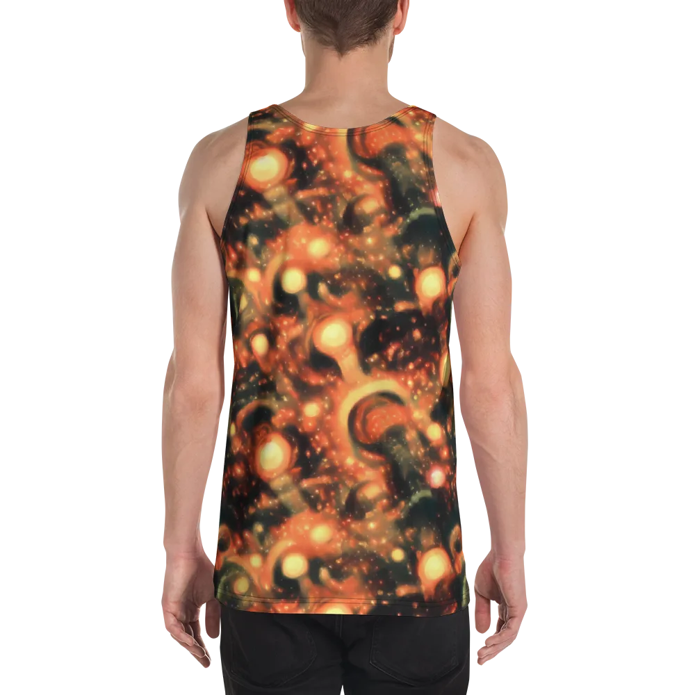 Volcanic Halo on Men's Tank Top — Back