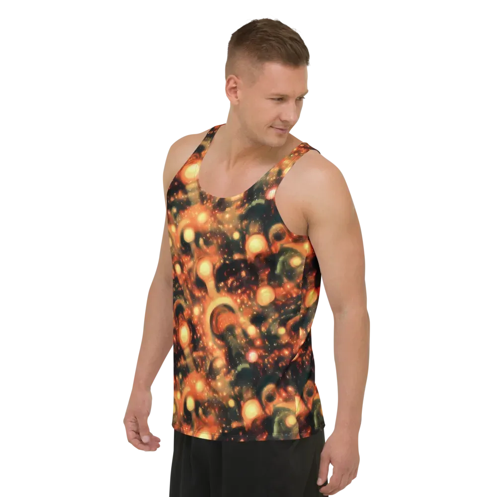 Volcanic Halo on Men's Tank Top — Left Front