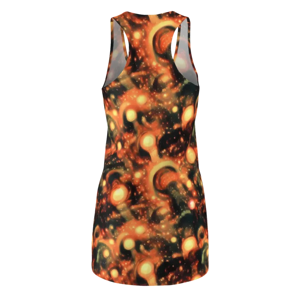 Volcanic Halo on Racerback Dress — Back