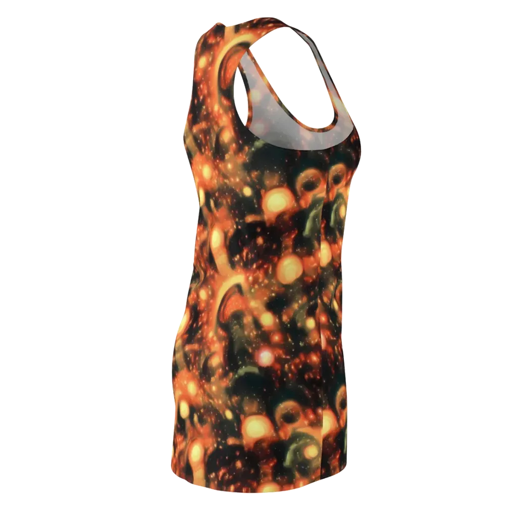 Volcanic Halo on Racerback Dress — Back Side