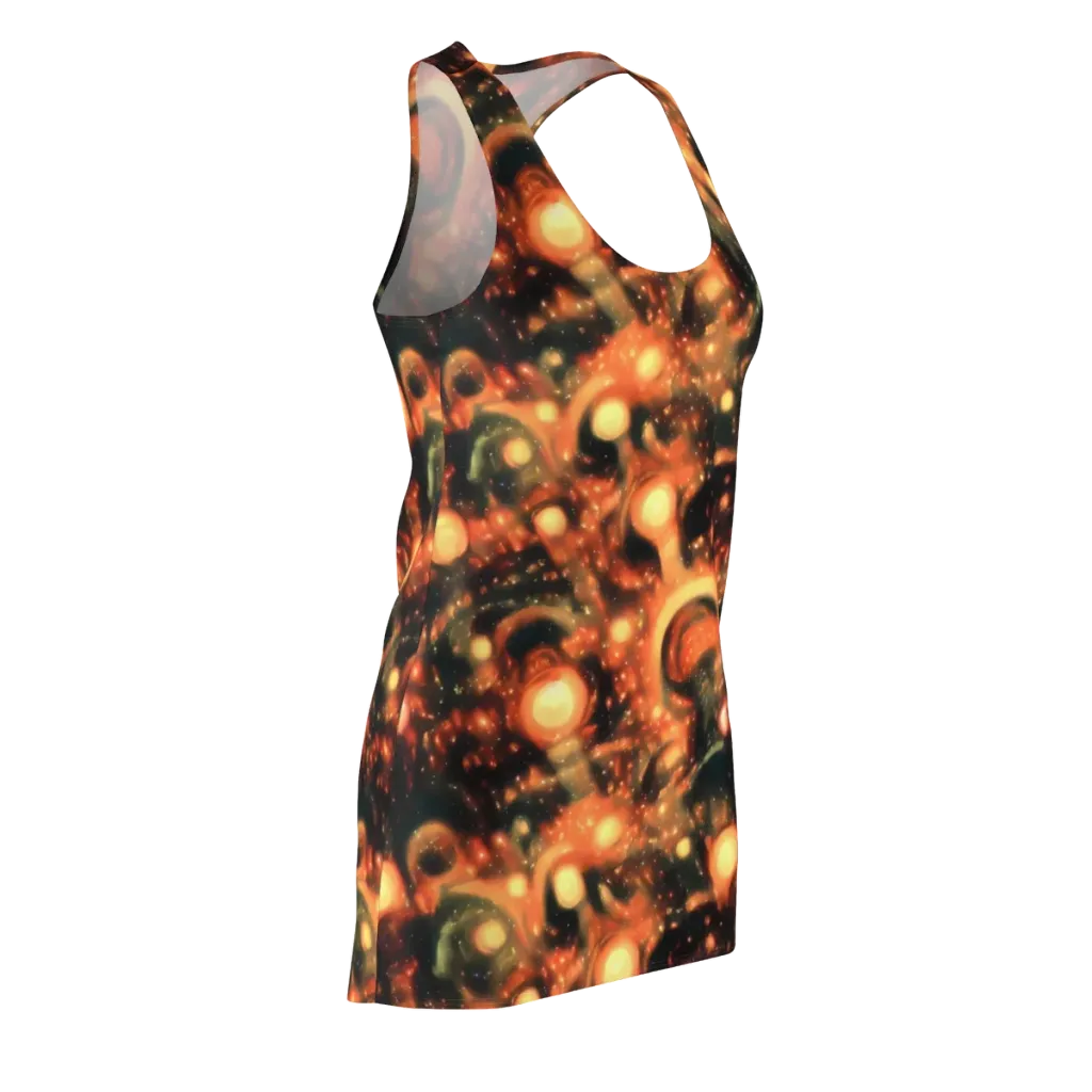 Volcanic Halo on Racerback Dress — Front Side
