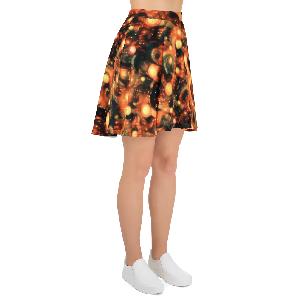 Volcanic Halo on Skater Skirt — Right
