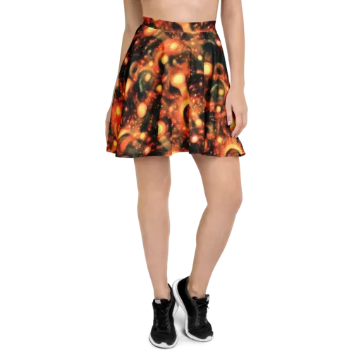 Volcanic Halo on a Skater Skirt