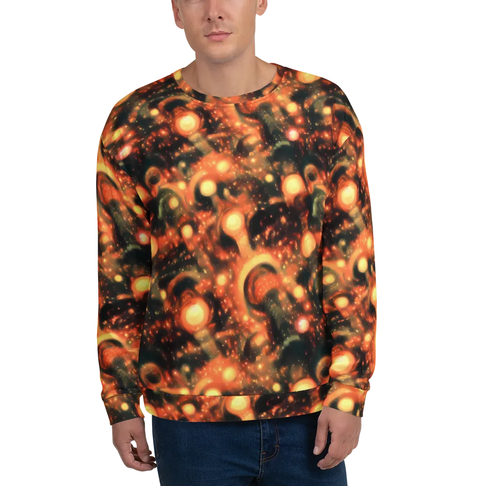 Volcanic Halo on Sweatshirt — Front