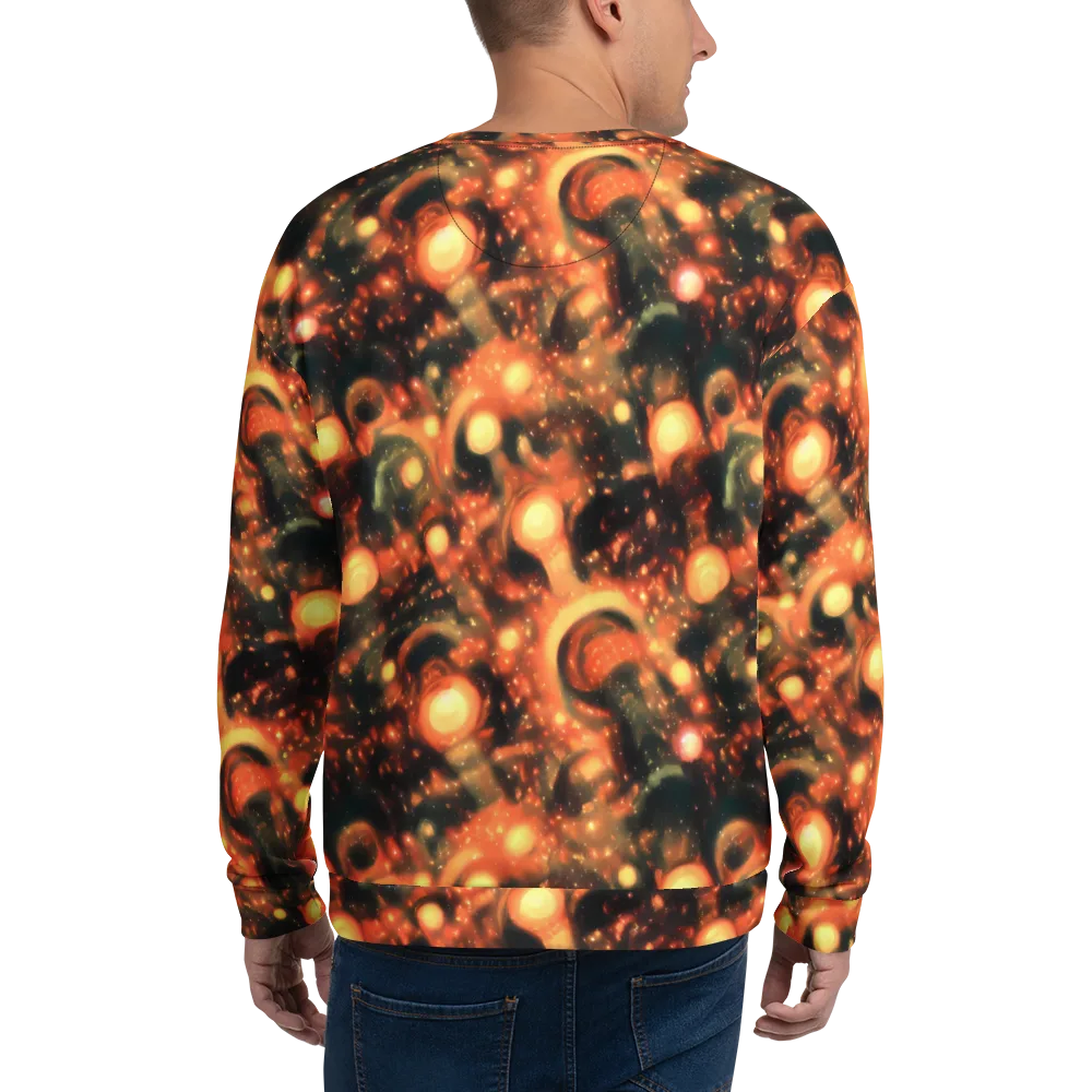 Volcanic Halo on Sweatshirt — Back