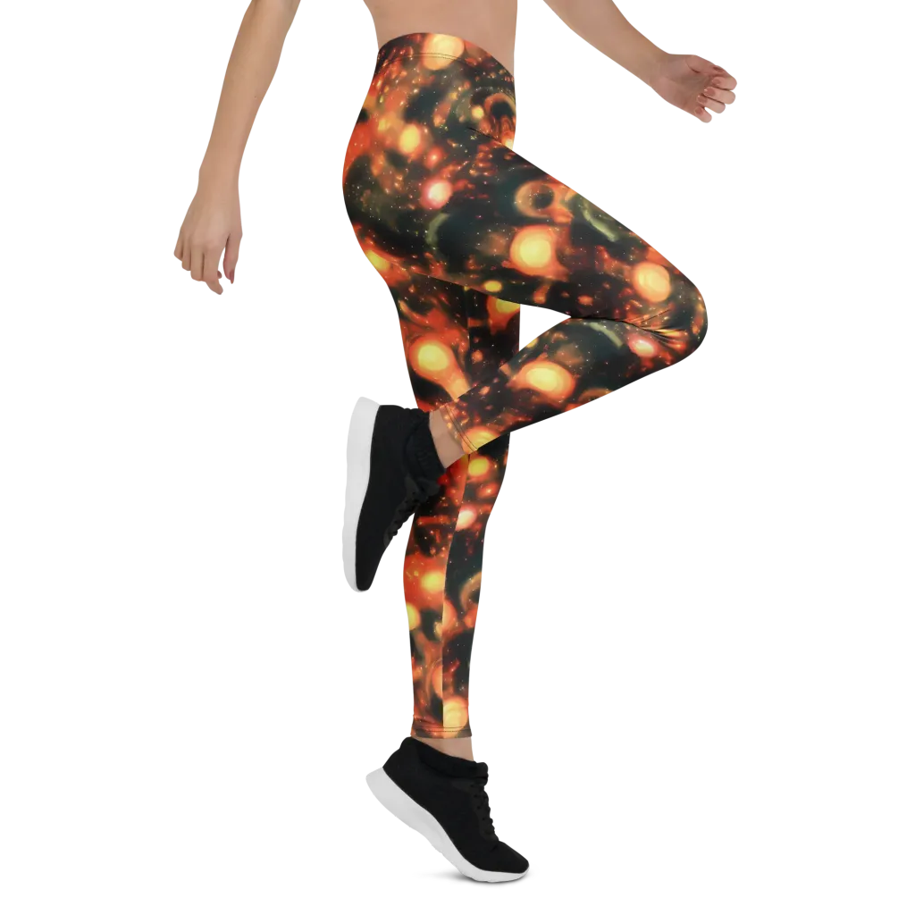 Volcanic Halo on Leggings — Right