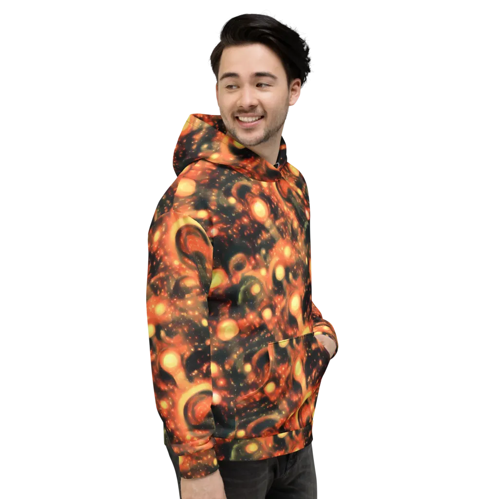 Volcanic Halo on Hoodie — Right