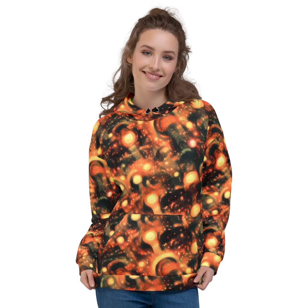 Volcanic Halo on Hoodie — Front