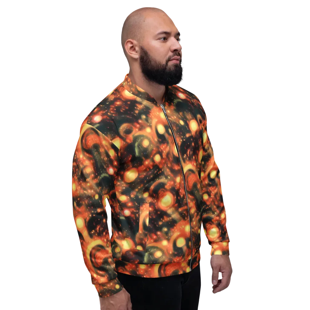 Volcanic Halo on Bomber Jacket — Right