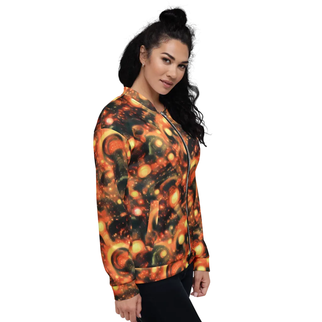 Volcanic Halo on Bomber Jacket — Right