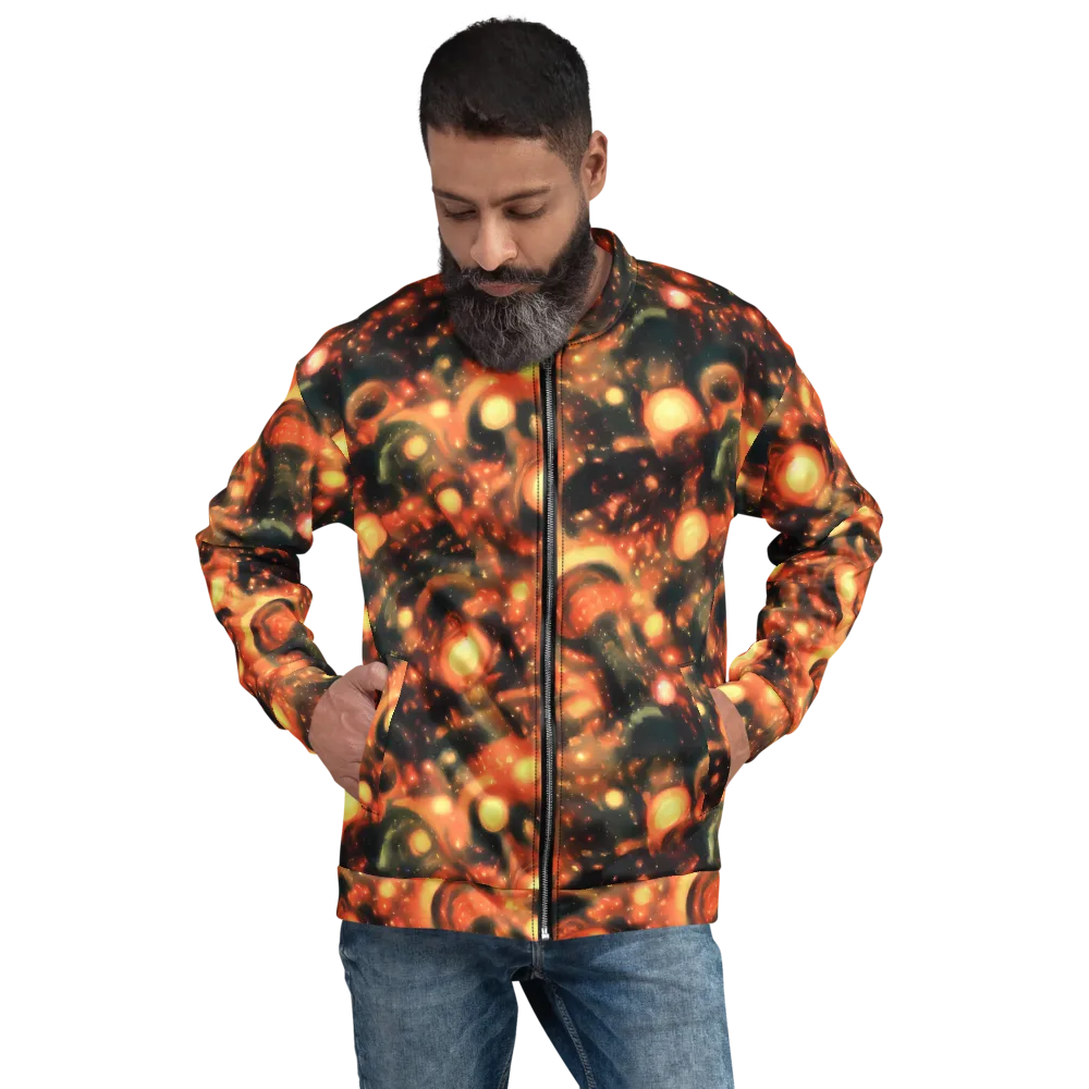 Volcanic Halo on Bomber Jacket — Front