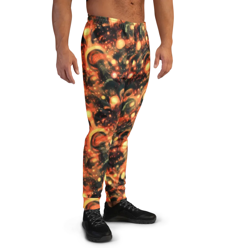 Volcanic Halo on Men's Joggers — Right