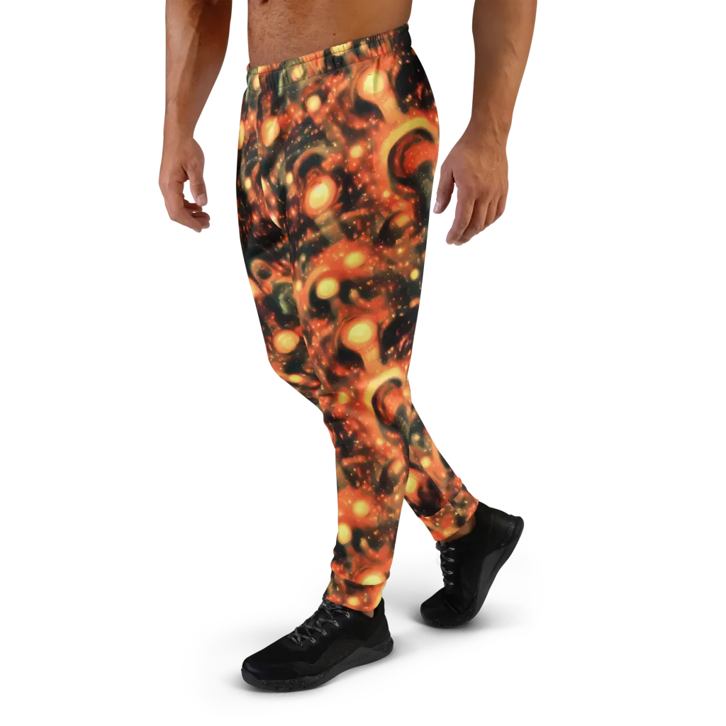 Volcanic Halo on Men's Joggers — Left