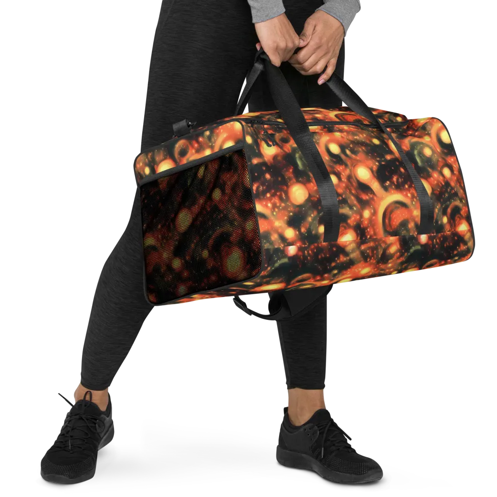 Volcanic Halo on Duffle Bag — Right Front