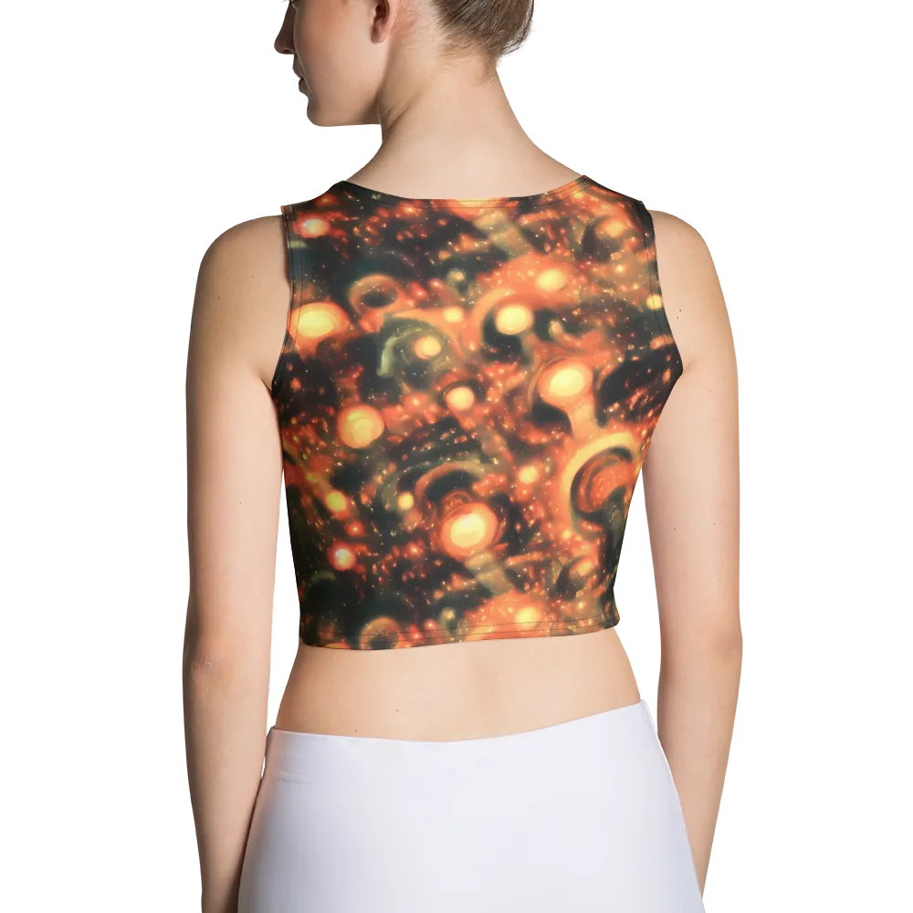 Volcanic Halo on Crop Top — Back